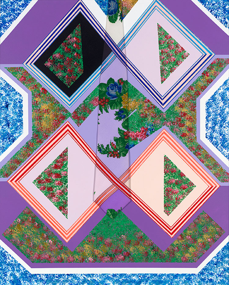 Purple Geometric Garden